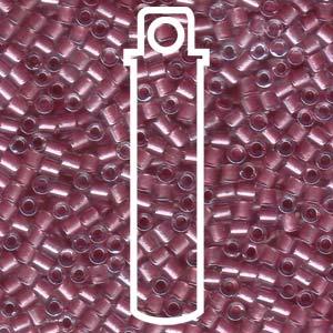 Miyuki Delica - Sparkle Rose Lined Crystal 8/0, 6,8 gram Miyuki