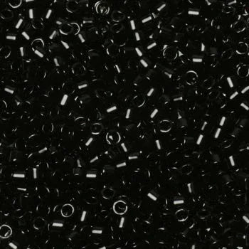 Miyuki Delica - Black 11/0, 5 gram Miyuki