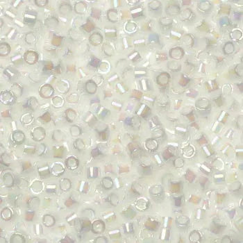 Miyuki Delica - White Pearl AB 11/0, 5 gram Miyuki
