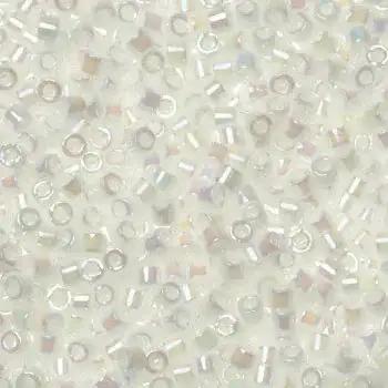 Miyuki Delica - White Pearl AB 11/0, 5 gram Miyuki