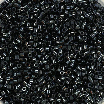 Miyuki Delica - Gunmetal 15/0, 3 gram Miyuki