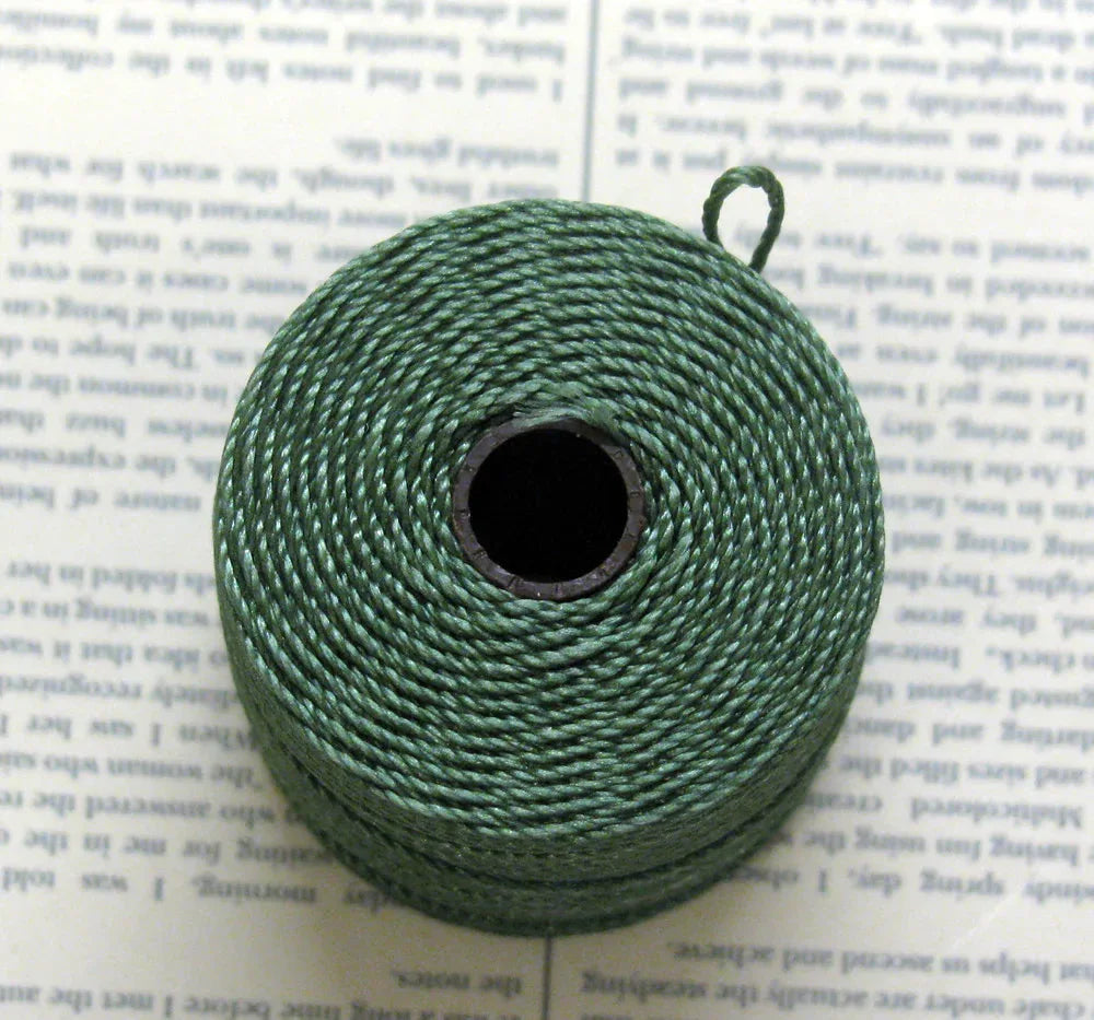 S- Lon bead cord - Fern, 1 Rulle Hilmas Pyssel