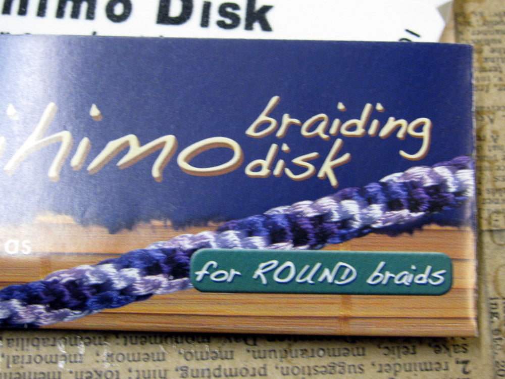 Kumihimoplatta - Rund 15 cm 1 styck Beadsmith