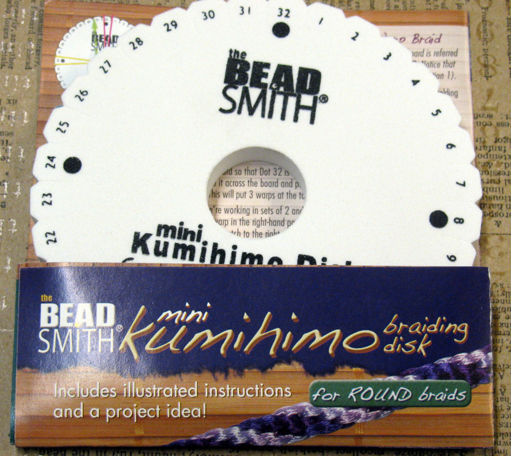 Kumihimoplatta mini - Rund 11 cm 1 styck Beadsmith