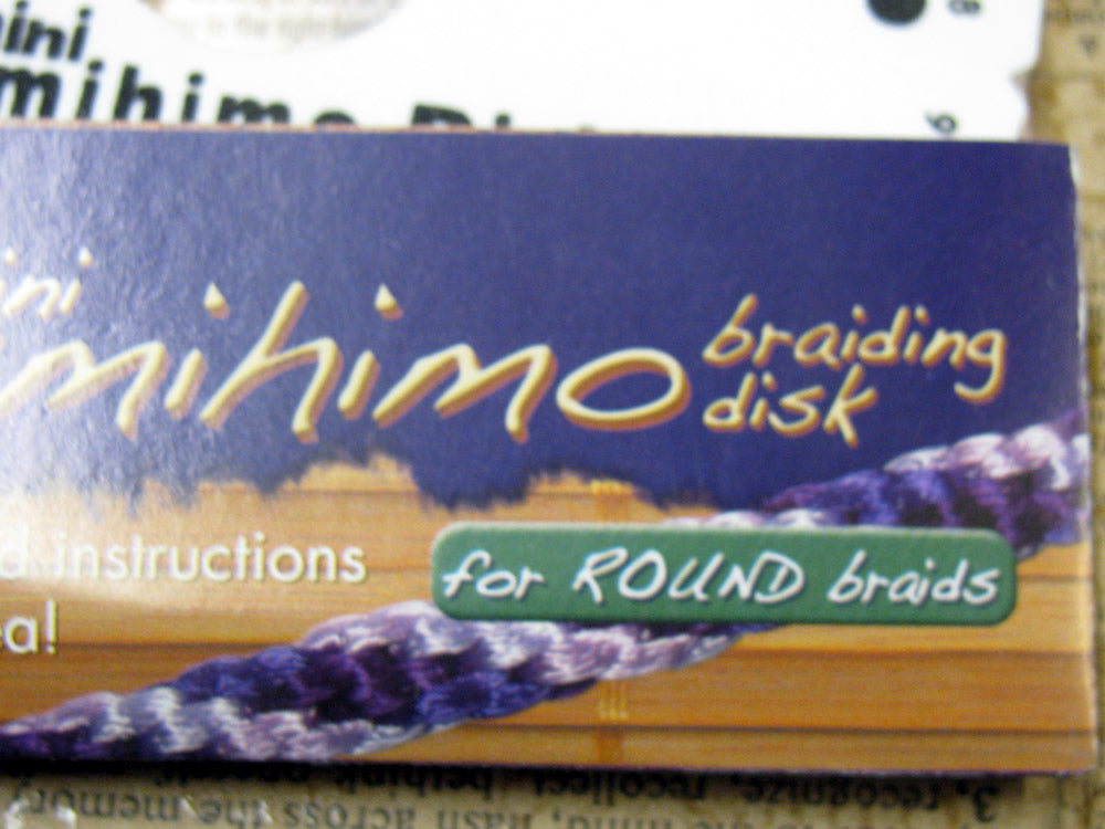 Kumihimoplatta mini - Rund 11 cm 1 styck Beadsmith