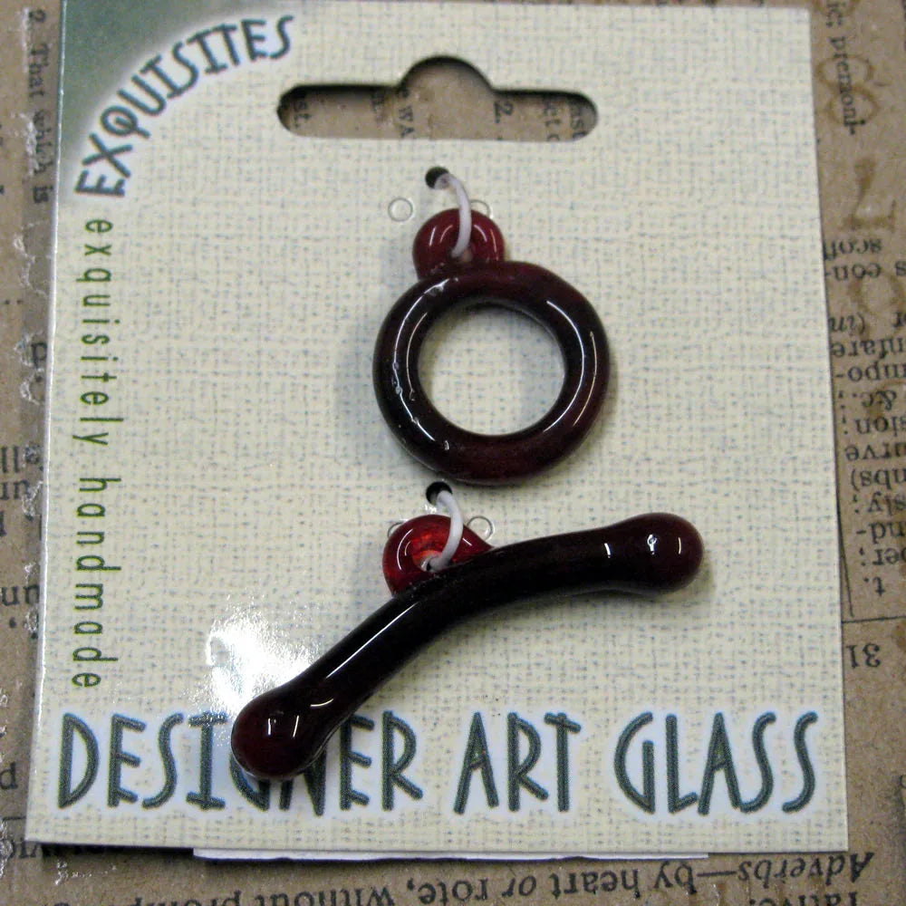 Stavlås Glas - Runt Mörkröd, 1 Set Hilmas Pyssel