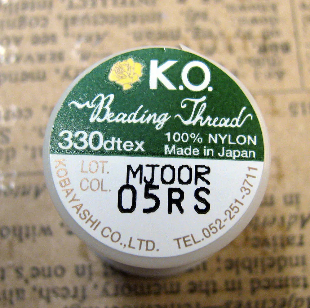 K.O Pärltråd - Rose, 1 Rulle K.O Beading Thread