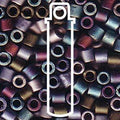 Miyuki Delica - Mix Matte Heavy Metals 8/0, 6,8 gram Miyuki