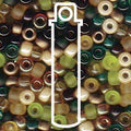 Miyuki Seed Beads - Mix Earthtones 8/0, 22 gram Miyuki