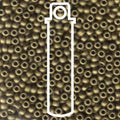 Miyuki seed beads - Matte Metallic Gold 8/0, 22 gram Miyuki
