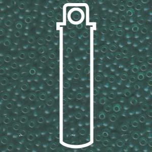 Miyuki Seed Beads - Matte Transparent Teal 8/0, 22 gram Miyuki