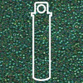 Miyuki Seed Beads - Silverlined Green AB 11/0, 24 gram Miyuki