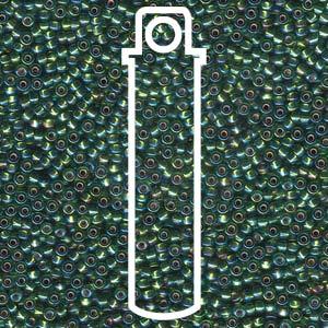 Miyuki Seed Beads - Silverlined Olive AB 11/0, 24 gram Miyuki