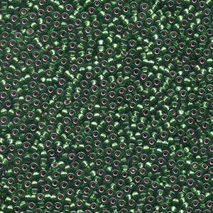 Miyuki Seed Beads - Silverlined Leaf Green 11/0, 24g Miyuki