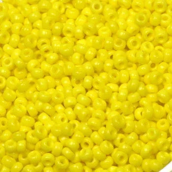 Miyuki Seed Beads - Opaque Yellow 11/0, 10 Gram Miyuki