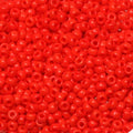 Miyuki Seed Beads - Opaque Red 11/0, 10 gram Miyuki