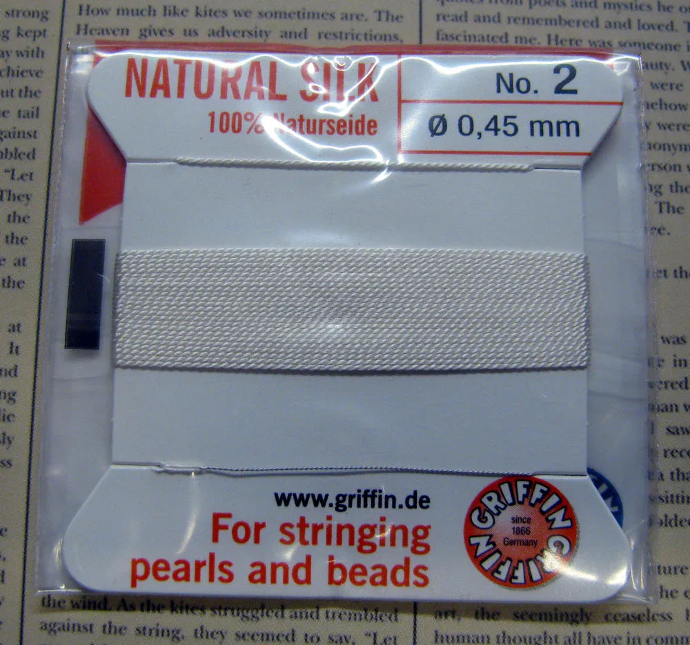 Griffin Silk - Vit Strl 2, 1 Förpackning Griffin