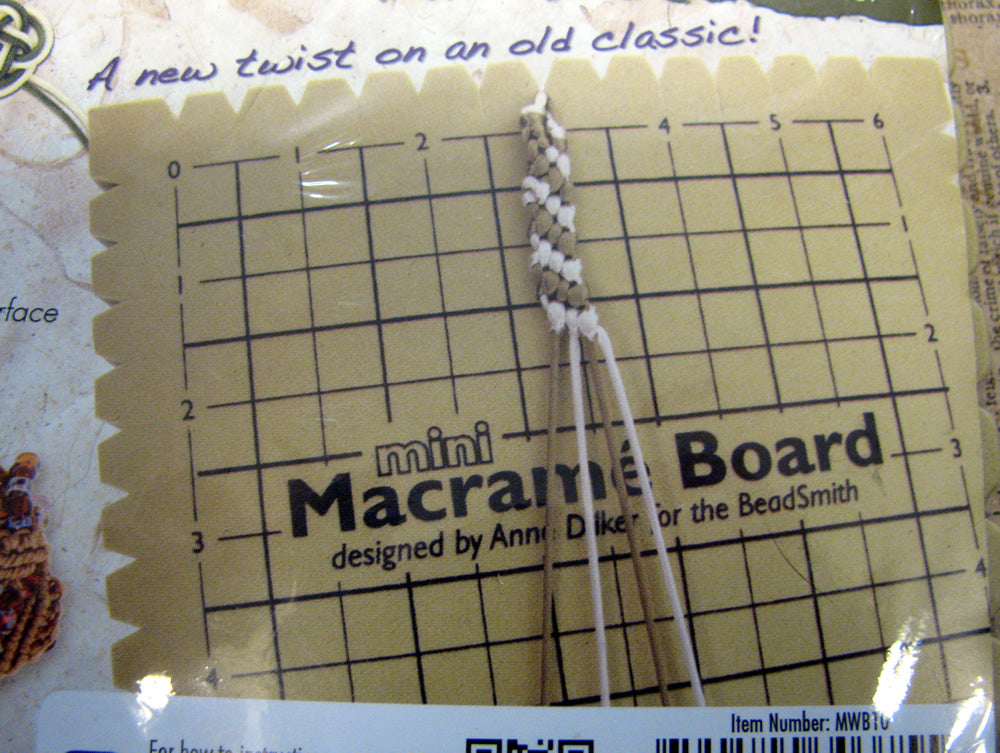 Makraméplatta Mini - Arbetsplats för Makramé, 1 Styck Beadsmith