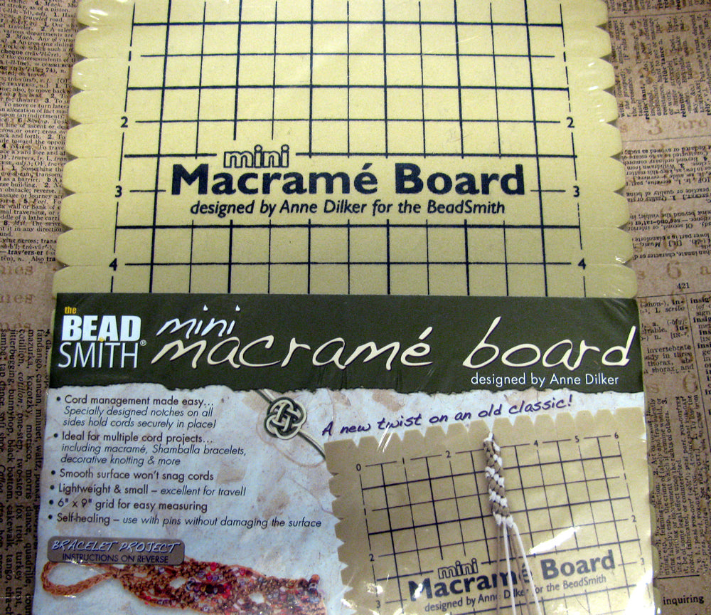 Makraméplatta Mini - Arbetsplats för Makramé, 1 Styck Beadsmith