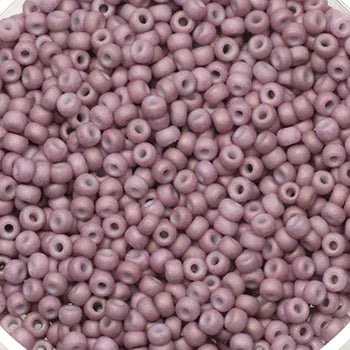 Miyuki Seed beads - Fancy Frosted Mauve 11/0, 10 gram Miyuki