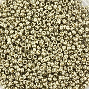 Miyuki Seed Beads - Duracoat Galvanized Light Smokey Pewter 15/0, 10 gram Miyuki