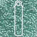 Miyuki Delica - Sparkling Turquoise Lined Crystal 8/0, 6,8 gram Miyuki