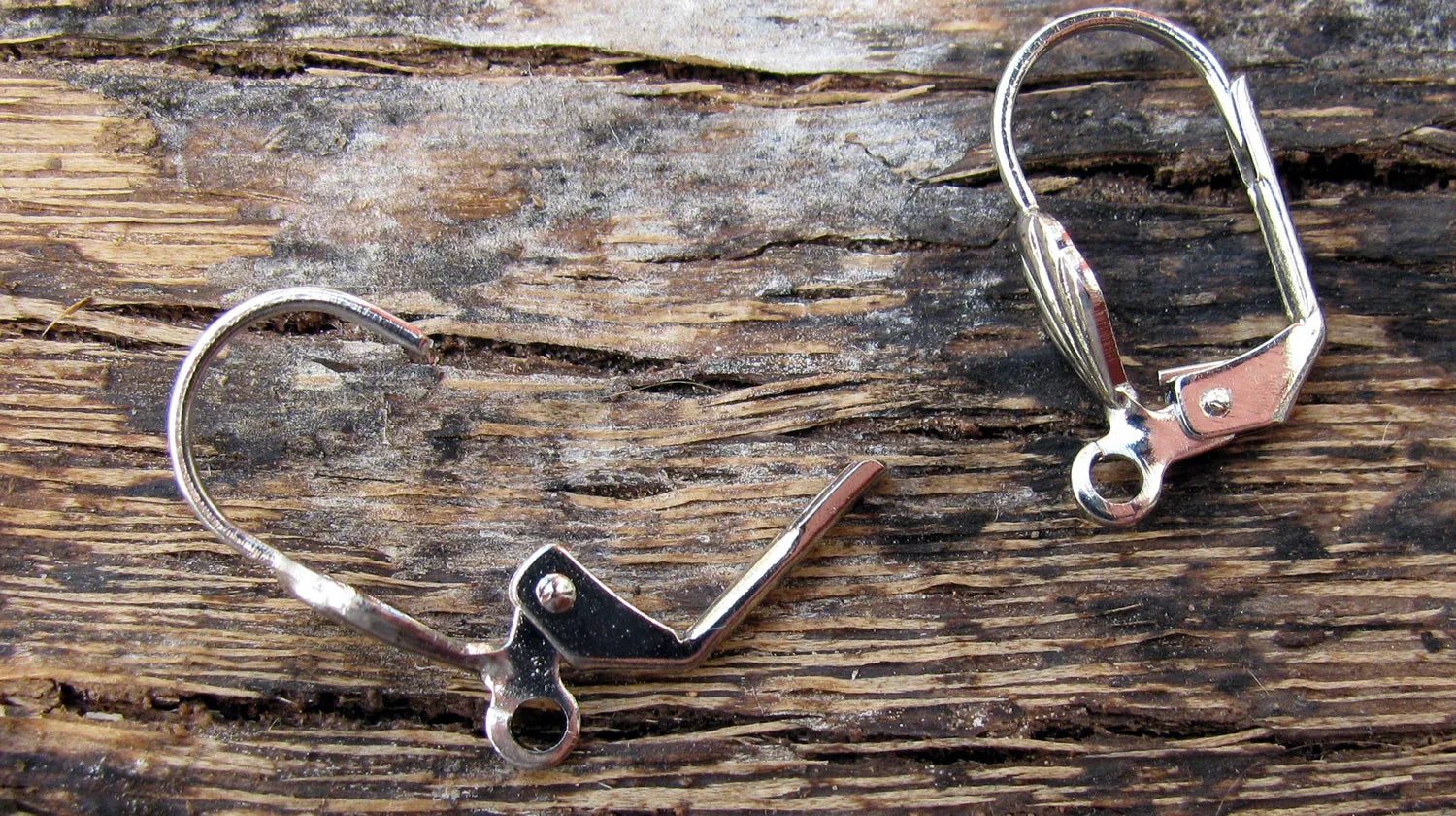 Örkrok Brisyr Silverpläterad - Smal snäcka 18mm, 1 par Grekisk Metall