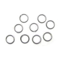 Bindringar Silverpläterade - 12x1,5mm, 10-pack Grekisk Metall