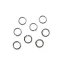 Bindringar Ljust silverfärgade - 10,5x1,5 mm, 20-pack Grekisk Metall