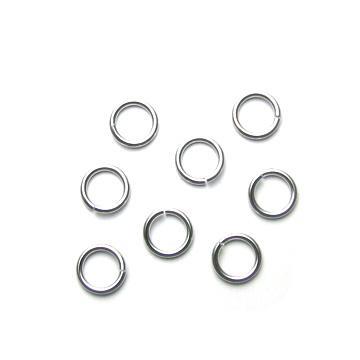Bindringar Ljust silverfärgade - 10,5x1,5 mm, 20-pack Grekisk Metall