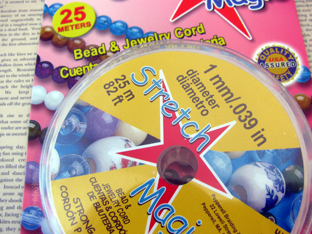 Stretch Magic - Elastisktråd, Klar 1,0 mm, 25 m Stretch Magic