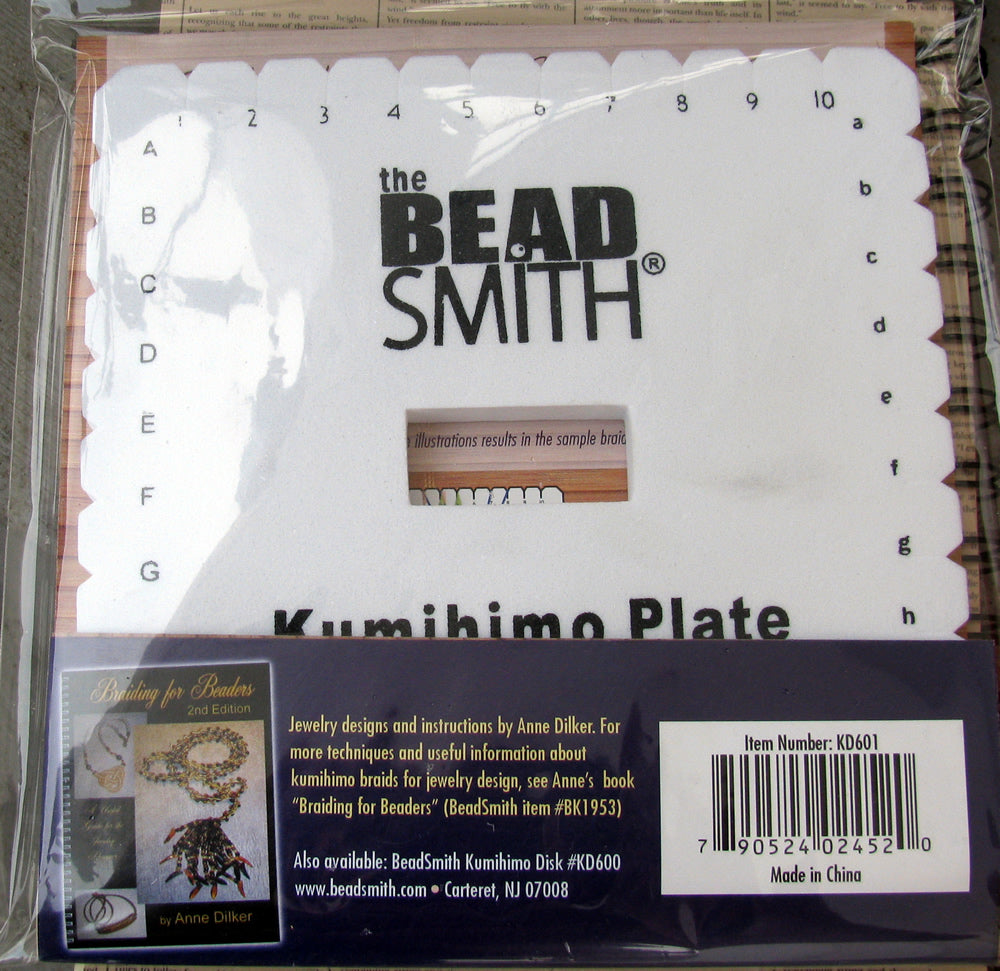 Kumihimoplatta - Fyrkantig 14 cm 1 styck Beadsmith