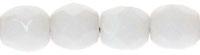 Tjeckiska Firepolish - Alabaster 4 mm, 50-pack Hilmas Pyssel