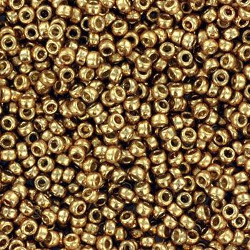 Miyuki Seed Beads - Duracoat Galvanized Champagne 15/0, 10 gram Miyuki