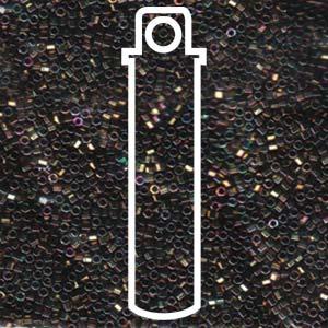 Miyuki Delica Hexcut - Metallic Light Bronze Iris 11/0, 7,2 gram Miyuki