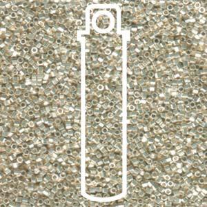 Miyuki Delica Hexcut - Galvanized Silver 11/0, 7,2 gram Miyuki
