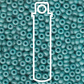 Miyuki Seed Beads - Metallic Matte Turquoise 6/0, 20 gram Miyuki