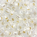 Miyuki Seed Beads - Silver Lined Crystal 6/0, 10 gram Miyuki