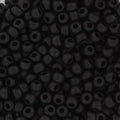 Miyuki Seed Beads - Matte Black 6/0, 10 gram Miyuki