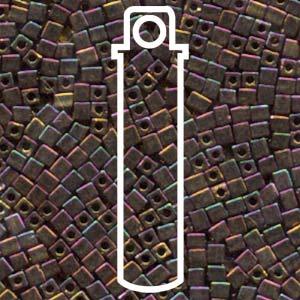 Miyuki Cubes - Metallic Gold Iris 3 mm, 20 gram Miyuki