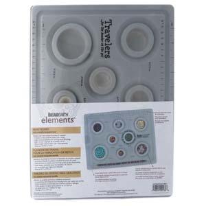 Pärlbricka Beadsmith - Armbandsmått, grå, 35x26cm, 1 styck Beadsmith