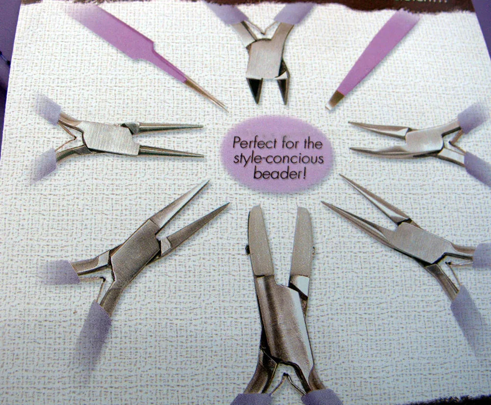 Beadsmith Verktygsset - 8 Verktyg Orchid 1 set Beadsmith