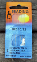 Pärlnålar - Pony Beading Needle, nr 10 och 12, 6-pack Pony Beading
