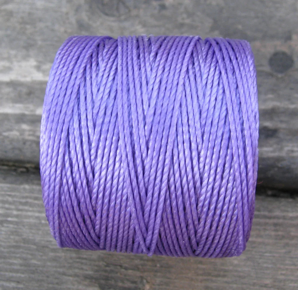 S- Lon bead cord - Violet, 1 rulle Hilmas Pyssel