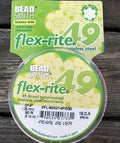 Flex-Rite - Pearl Silver Smyckeswire 0,35mm, 49 trådar Beadsmith