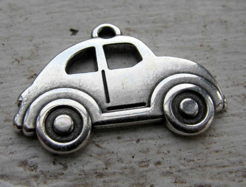Berlock Silverfärgad - Bil "bubbla", 1 styck Grekisk Metall
