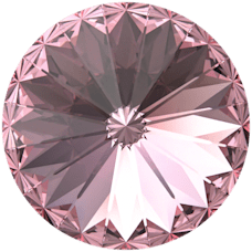 Primero Crystals 1122 Rivoli - Light Rose 14mm 1 styck