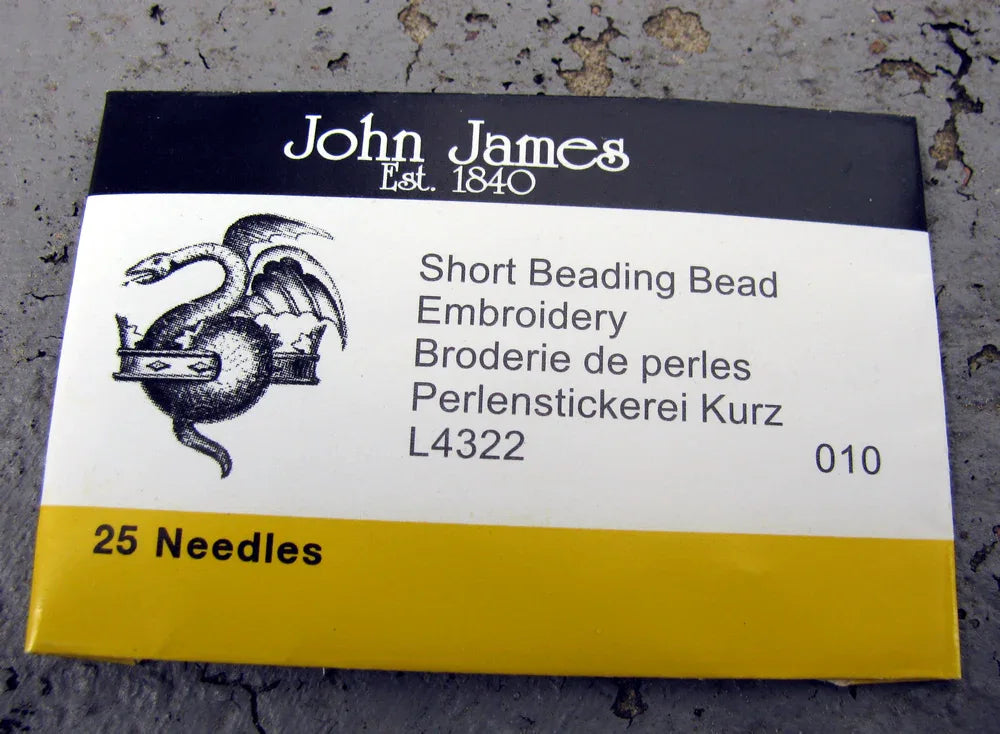 Pärlnålar - John James, nr 10, Short, 25-pack John James