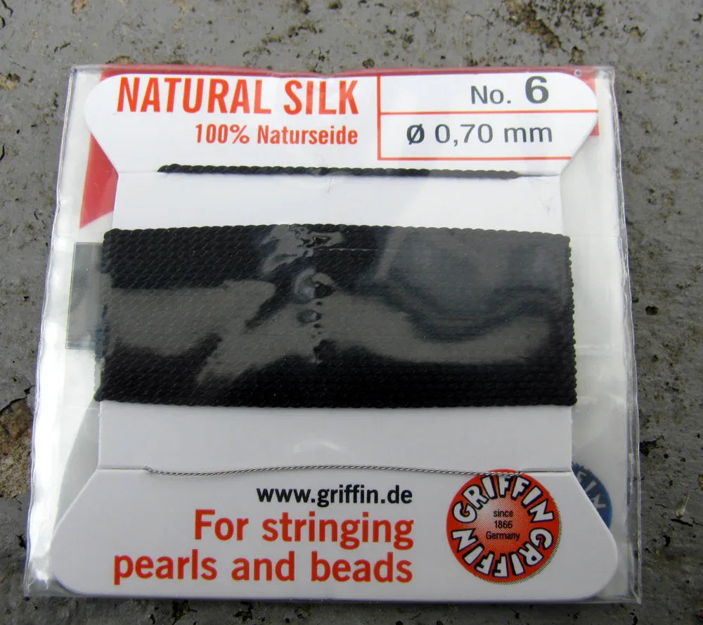 Griffin Silk - Svart strl 6, 1 förpackning Griffin