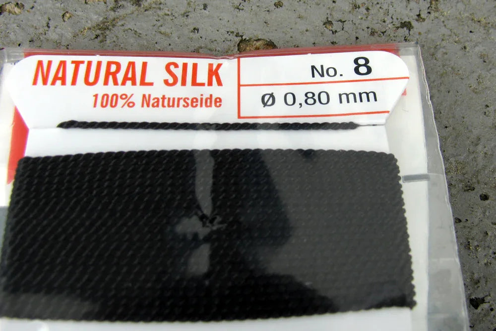 Griffin Silk - Svart strl 8, 1 förpackning Griffin